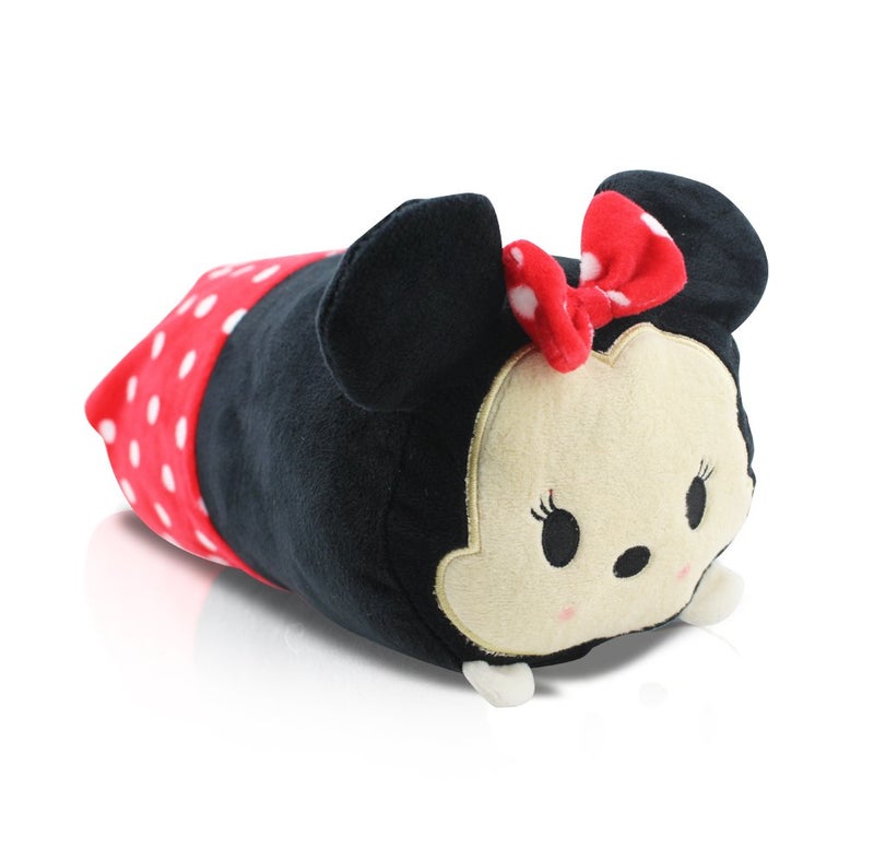 Finex 2 Pcs Set Mickey Minnie Plush Travel Pillow Stackable Long Cushion for Long Flight car Ride Cruise - Image 5
